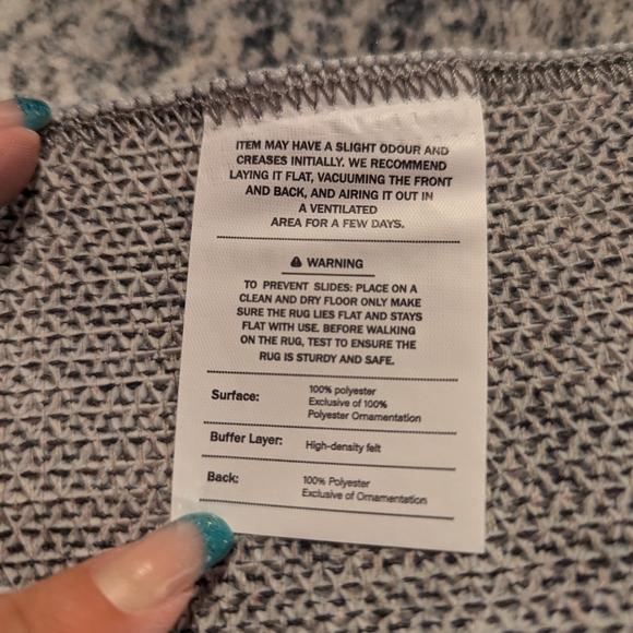 Multicolor Abstract Area Rug - Picture 2 of 4